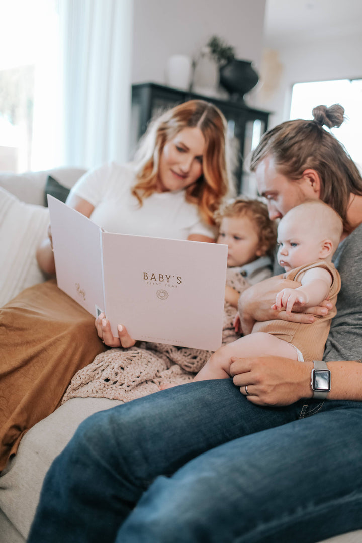 Luxury Baby Memory Book | Wildflower Meadow