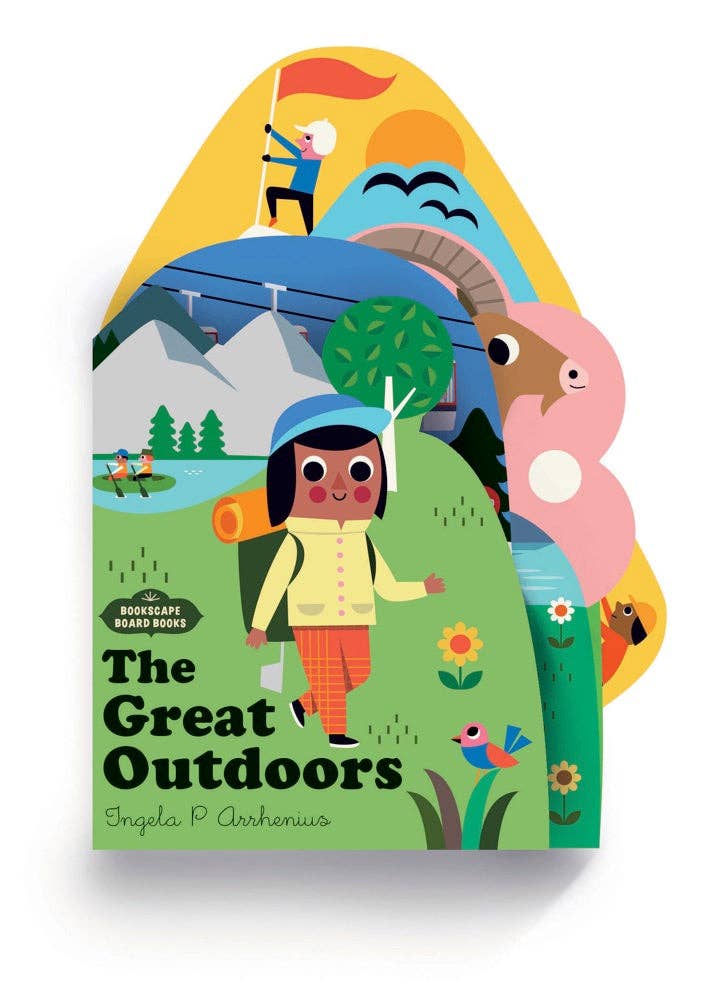 bookscape great outdoors board book with layers of nature scenery 