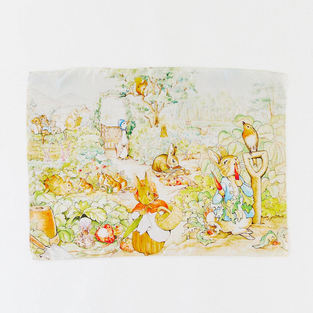 sarah's silks rabbit garden seek and find play silk 