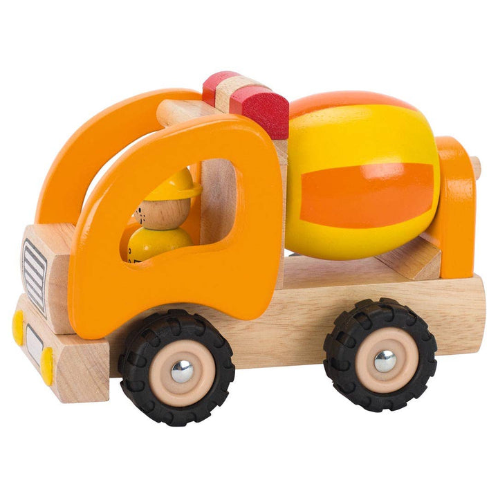 goki wooden construction truck montessori toy