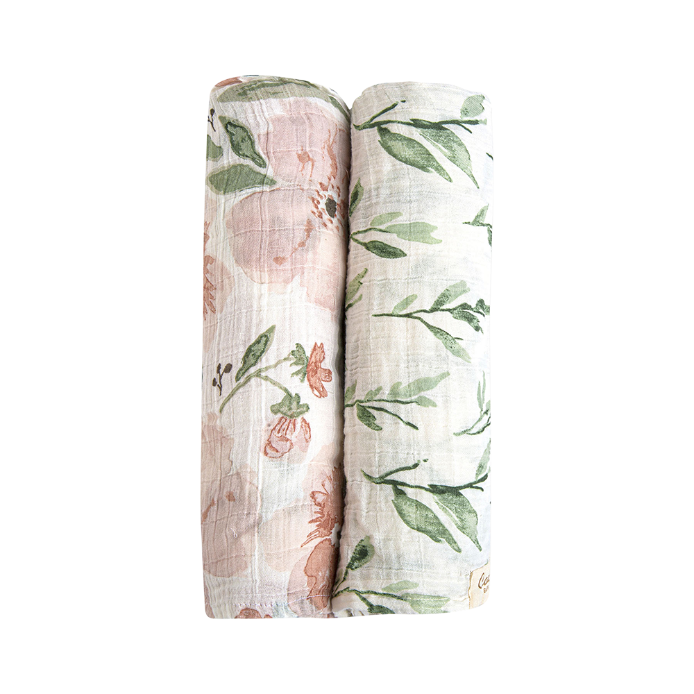 crane baby parker swaddle set