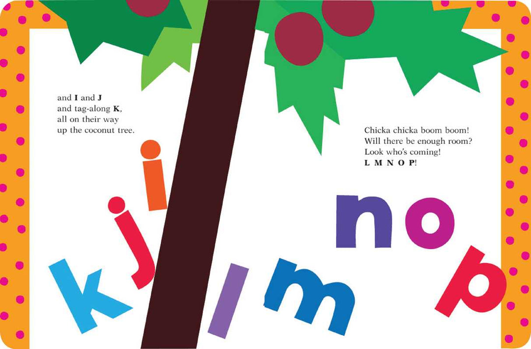Back cover Chicka Chicka Boom Boom beloved alphabet board book Bill Martin Jr.
