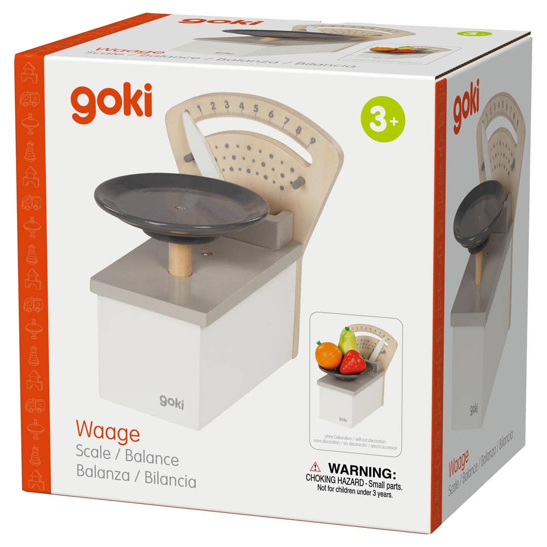 Hands-on Montessori fun with the Goki Wooden Scale, a kid toy that sparks curiosity and play.