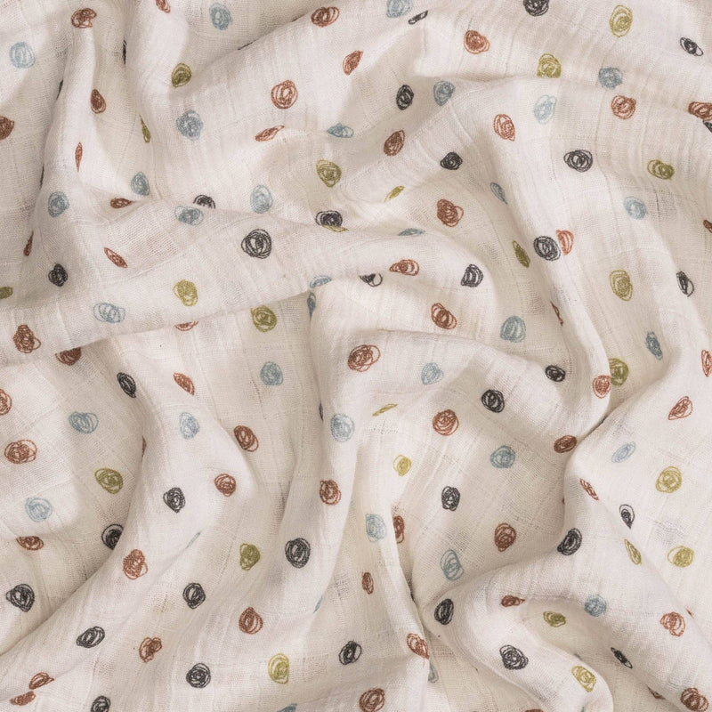 crane baby farmhouse dot swaddle for infant baby