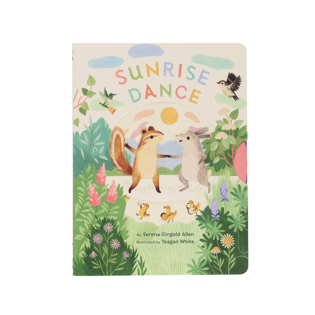 Chronicle Books Sunrise Dance pull-tab morning board book cover art