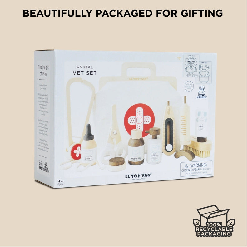 Bring veterinary adventures to life with the Le Toy Van Animal Vet Set, a standout among toys for kids.