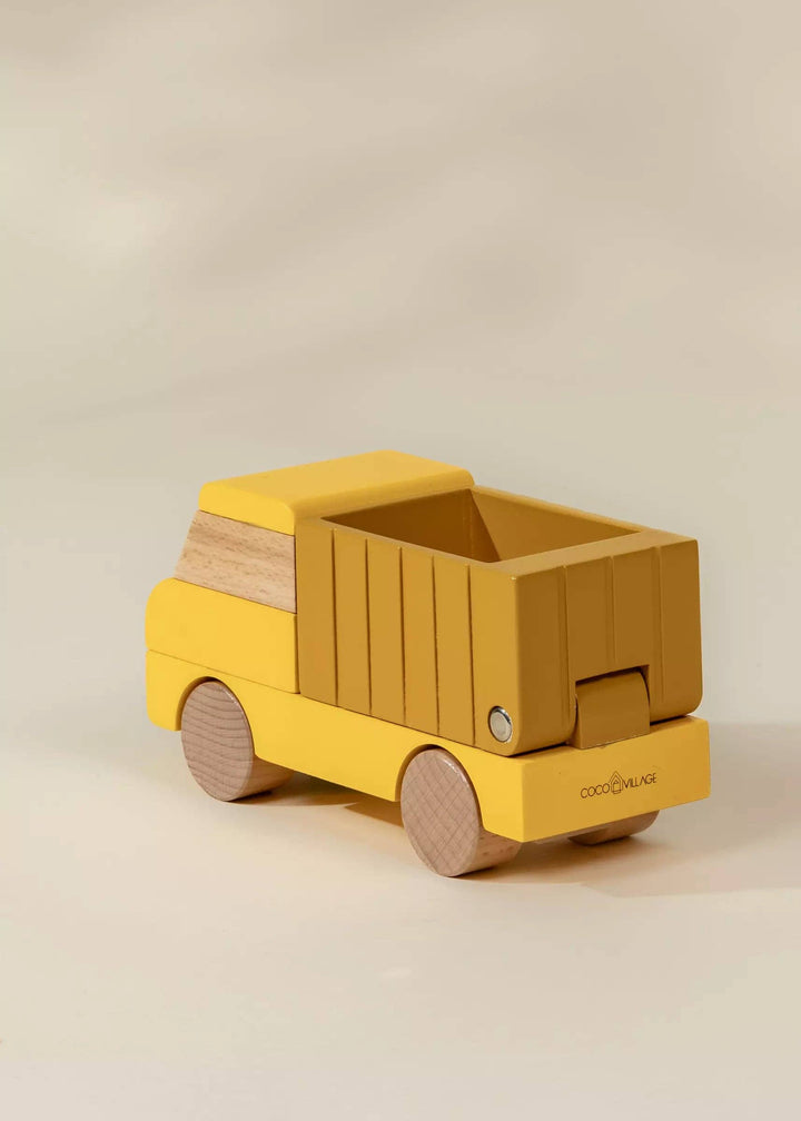 Wooden Construction Vehicle - Dump Truck