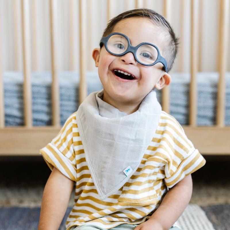 Little Unicorn Sea bibs, top-quality bib for baby with soft muslin and fleece lining