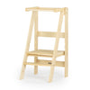 dadada folding toddler tower natural