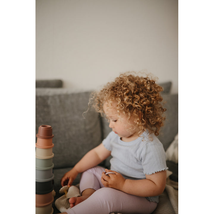 Mushie Cups Stacking Cup Toy Toys for Kids Engaging Mushie stacking cup toys for young children