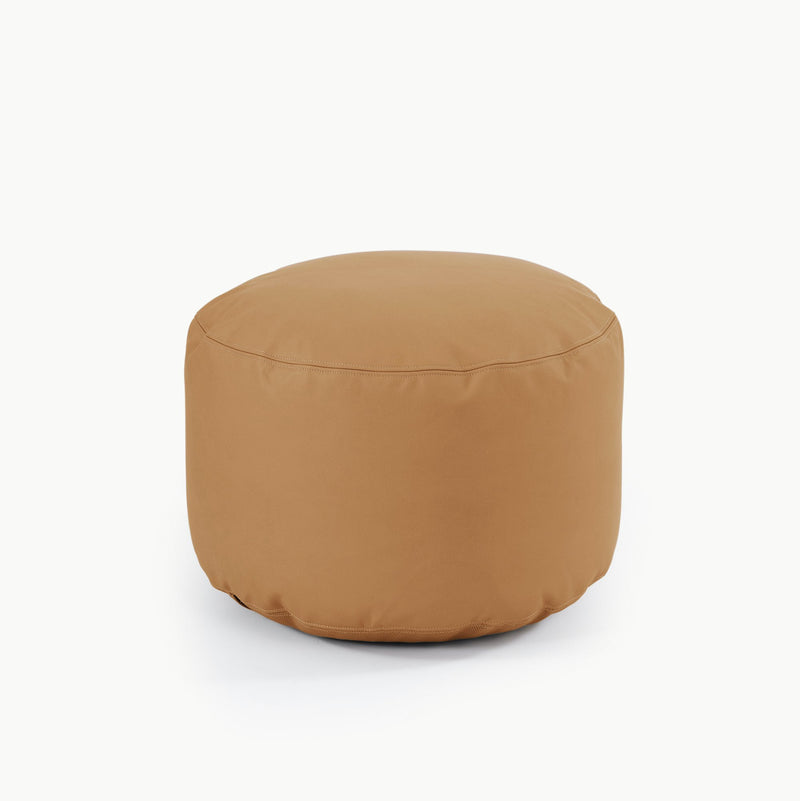 Gathre vegan leather poufs
