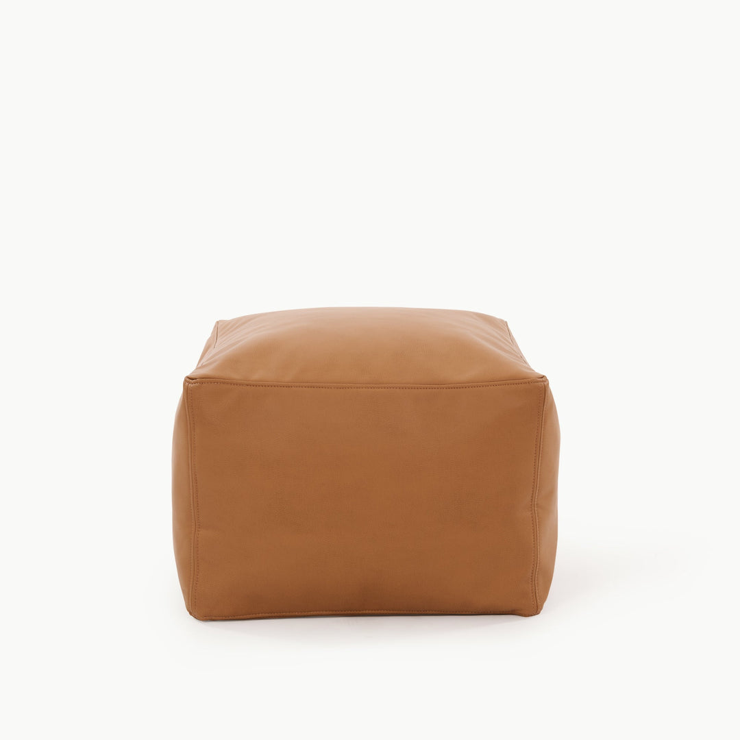 Gathre vegan leather pouf