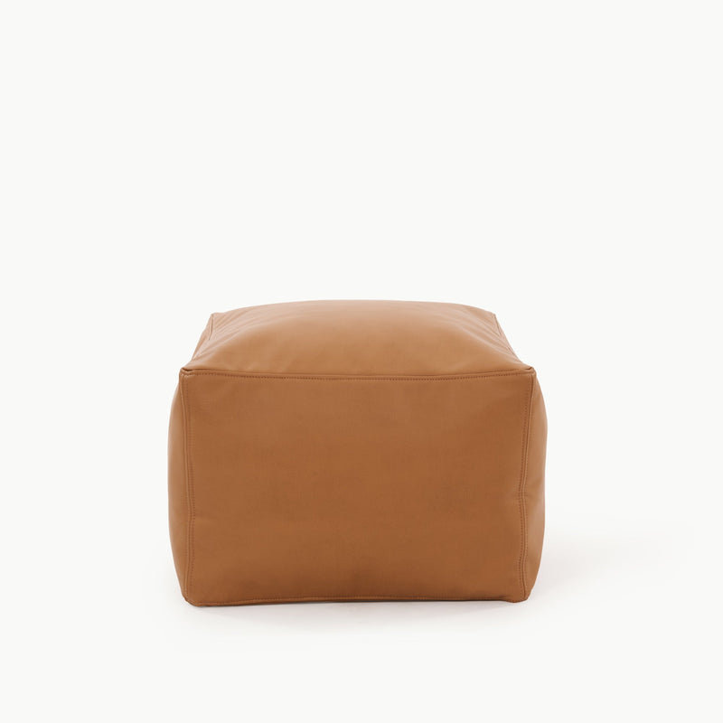 Gathre vegan leather pouf