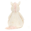 Back of Jellycat Unicorn Giant stuffed animal for kids