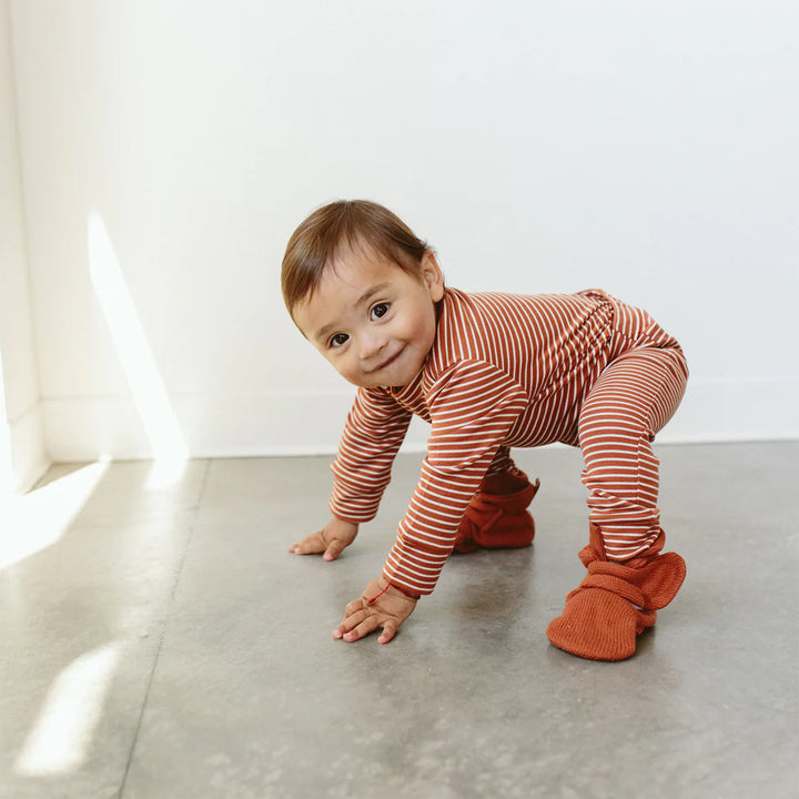 Goumikids Clay Knit baby boots