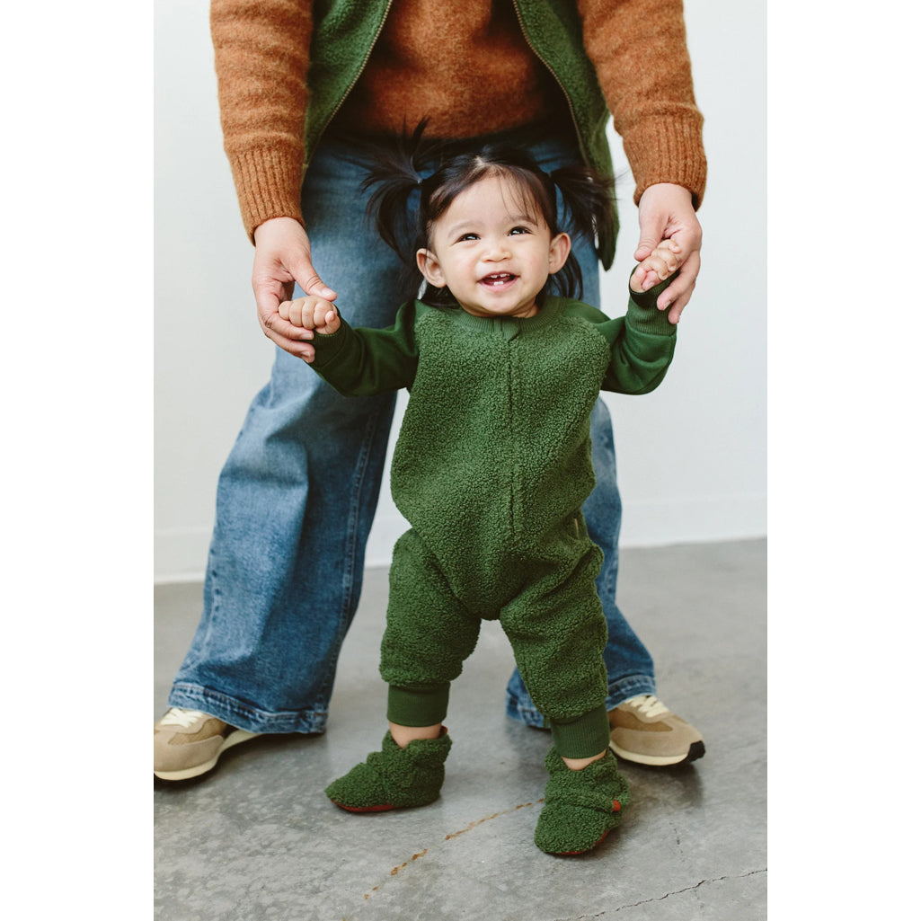 Sherpa Baby One-Piece - Spruce
