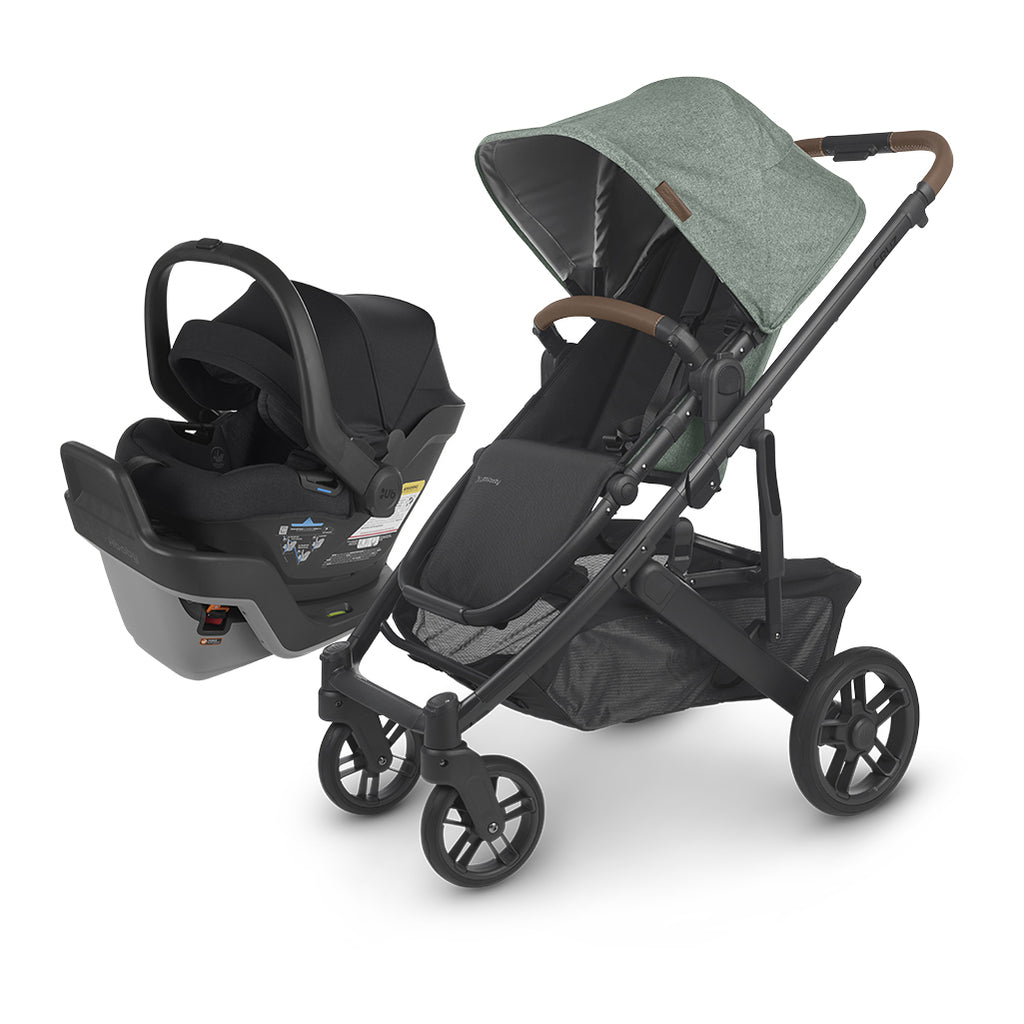 uppababy cruz stroller and mesa max carseat in gwen & jake