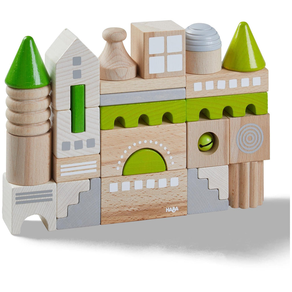 Haba Coburg 28 Piece Wooden Building Blocks, wooden blocks