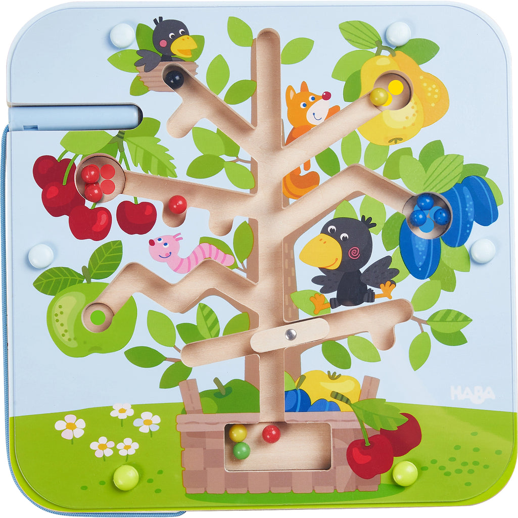 haba magnetic game orchard