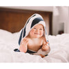 little unicorn striped hooded beach towels for babies