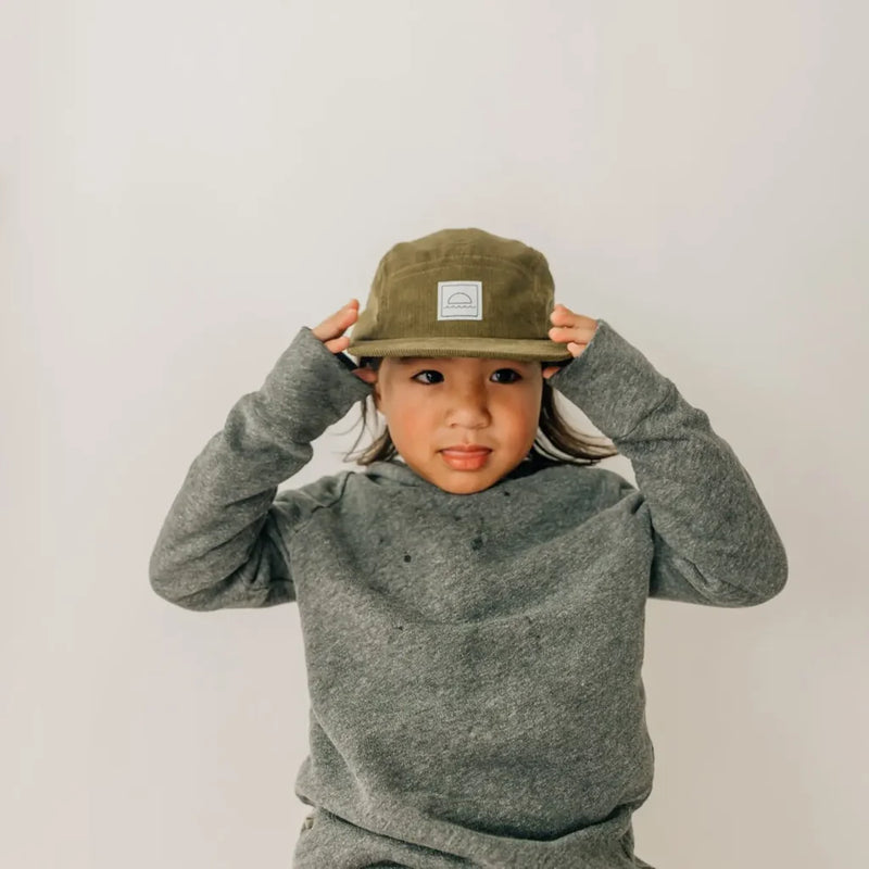 Hey August Kids Hats in Moss Corduroy