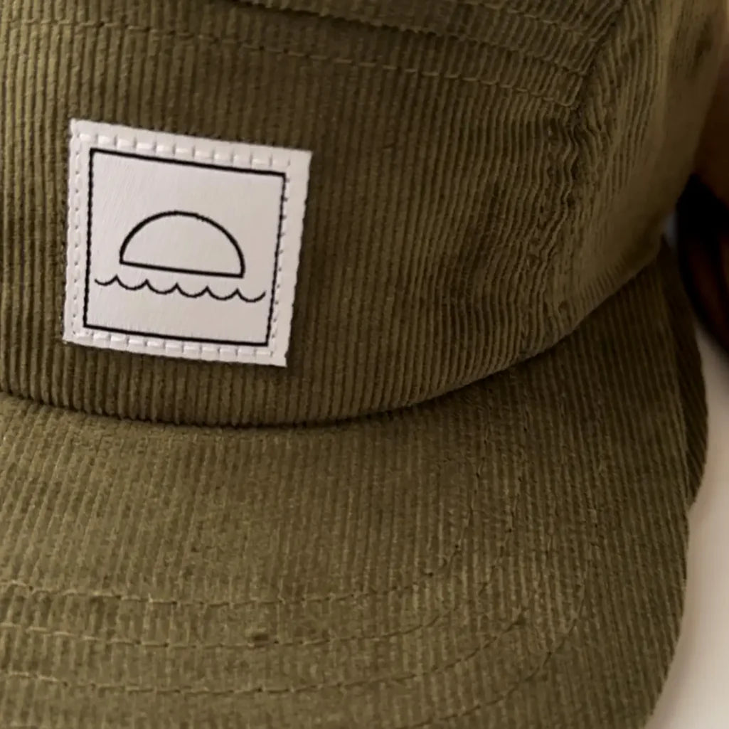 Hey August Kids Hat in Moss Corduroy