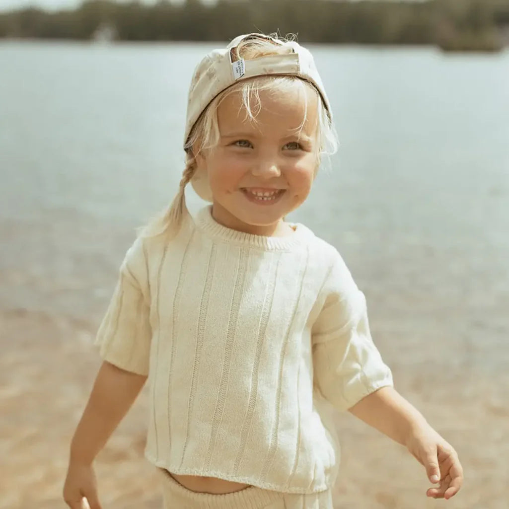 Hey August Kids Hat in Poppy