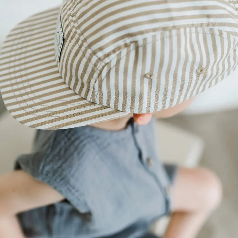 Hey August Kids Hats in Linen Stripe