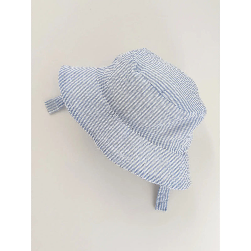 Huggalugs Kids Hats in Light Blue Stripe