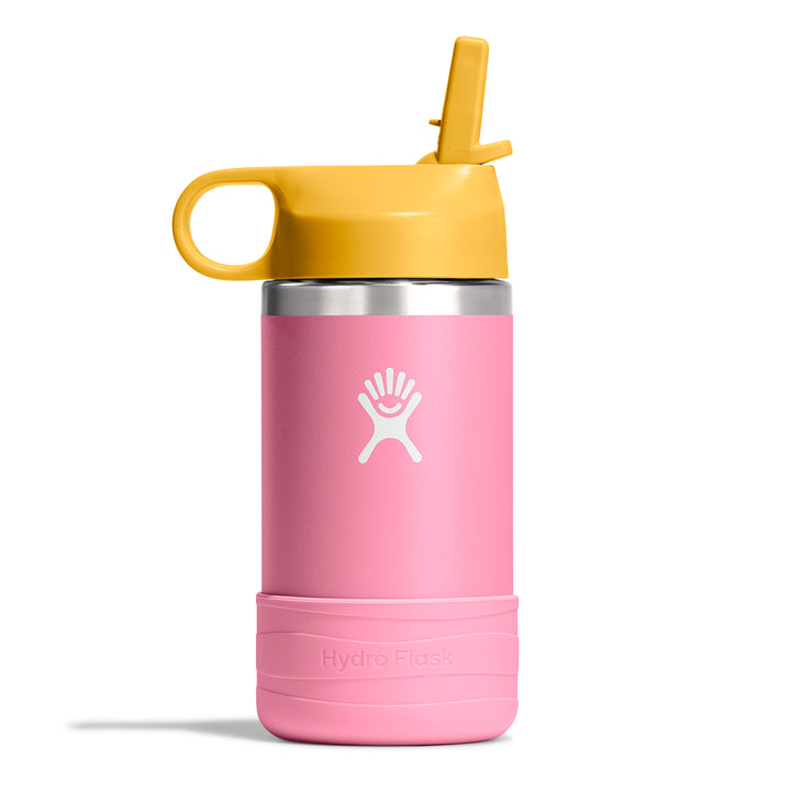 Kid's Wide Mouth Water Bottle with Straw Lid