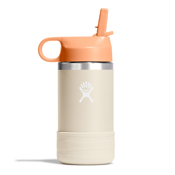 Kid's Wide Mouth Water Bottle with Straw Lid