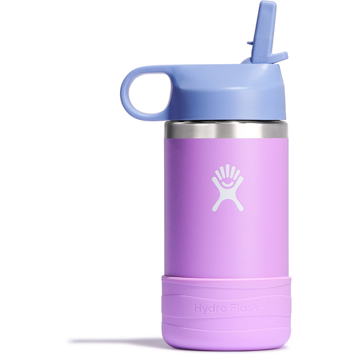 Kid's Wide Mouth Water Bottle with Straw Lid