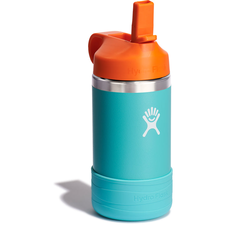 Kid's Wide Mouth Water Bottle with Straw Lid