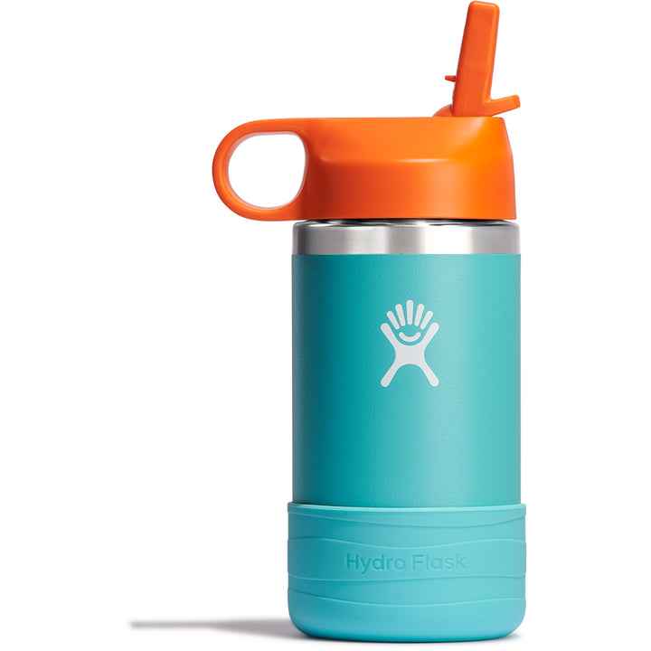 Kid's Wide Mouth Water Bottle with Straw Lid