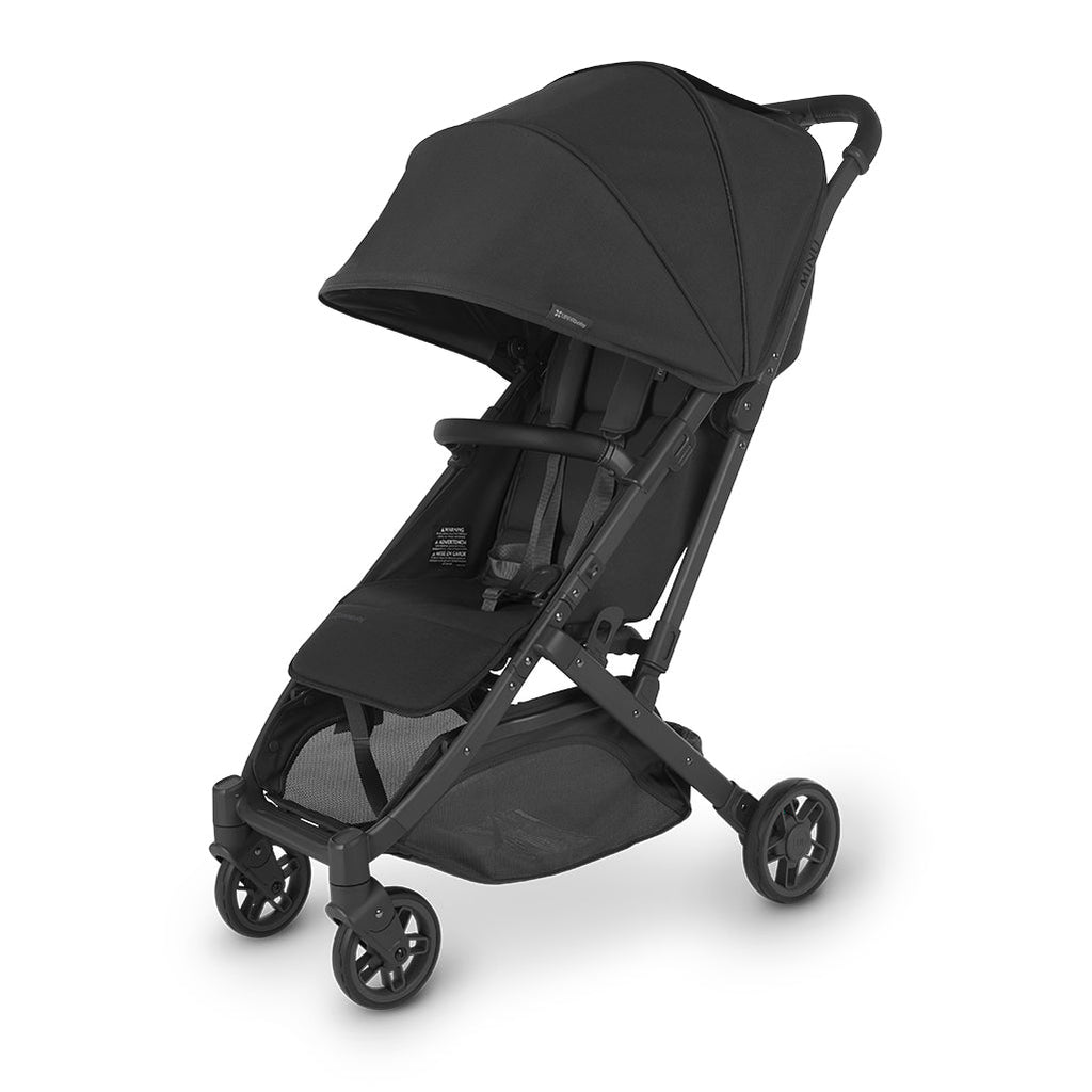 UPPAbaby Minu Jake V2 Adjustable Toddler Stroller with black fabric