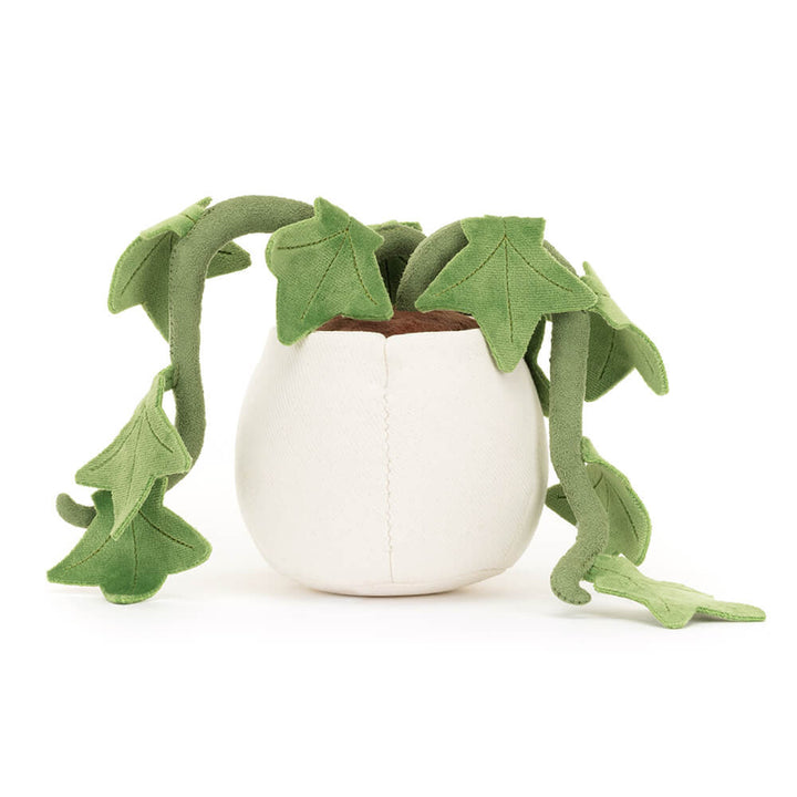 Jellycat Amuseables Ivy back view plush potted ivy plant soft botanical stuffed toy decorative Jellycat collectible