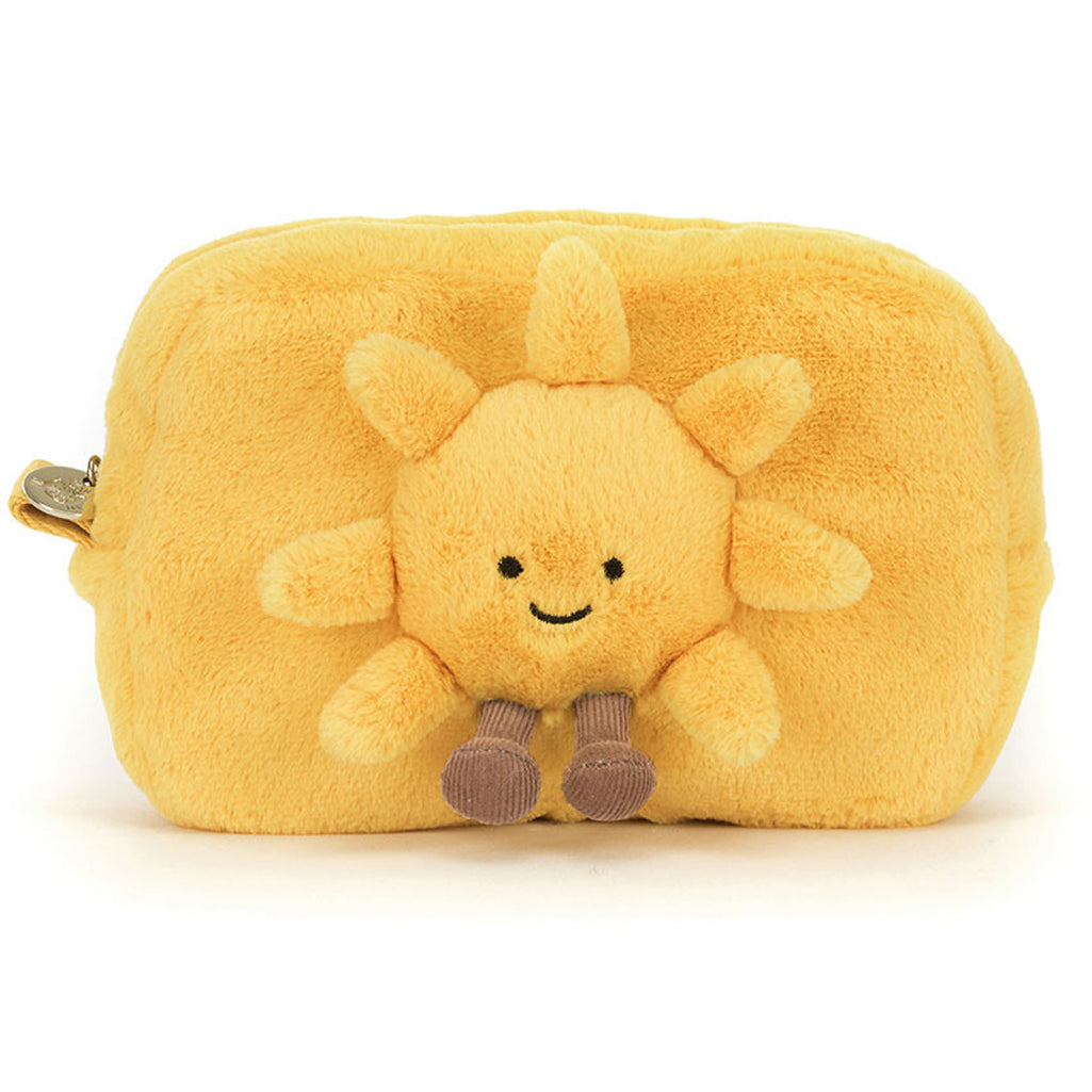 Cute and practical, the Jellycat Amuseables Sun Pouch is a unique stuffed toy bag.