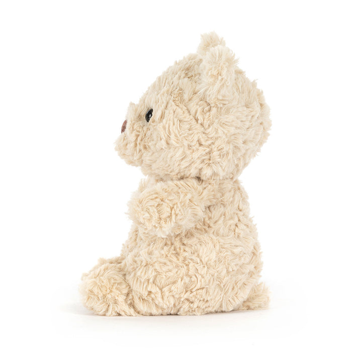 Jellycat Bartholomew Bear Junior side profile plush bear soft stuffed animal classic teddy nursery decor gift
