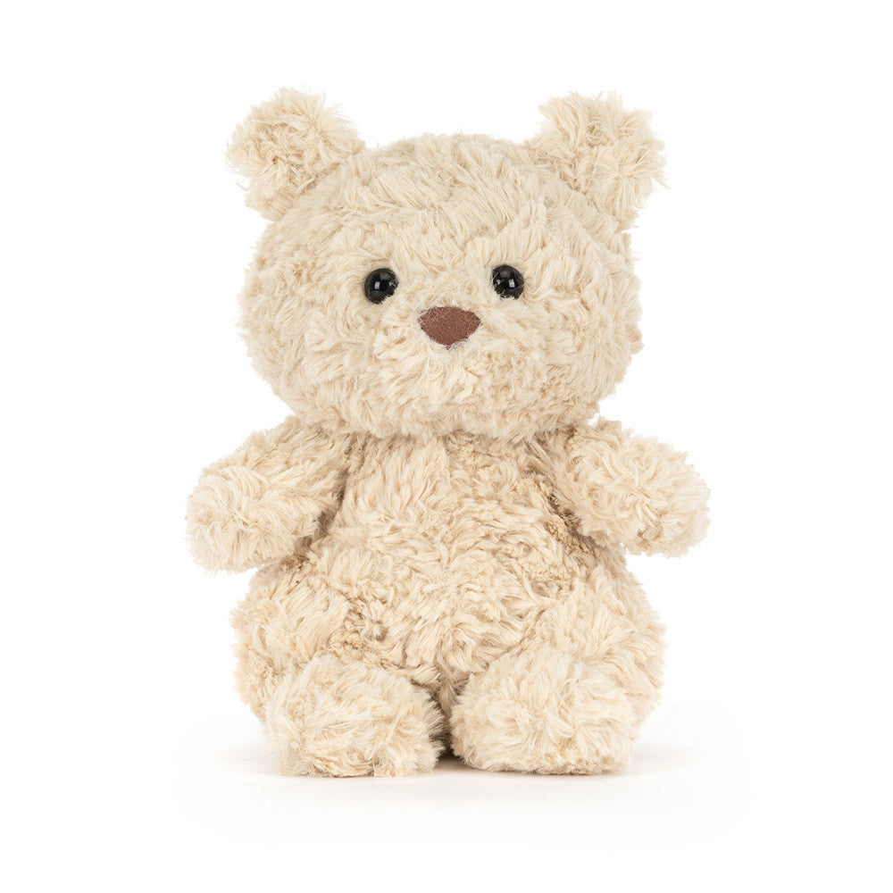 Jellycat Bartholomew Bear Junior front sitting pose plush bear cuddly stuffed animal kids toy baby gift