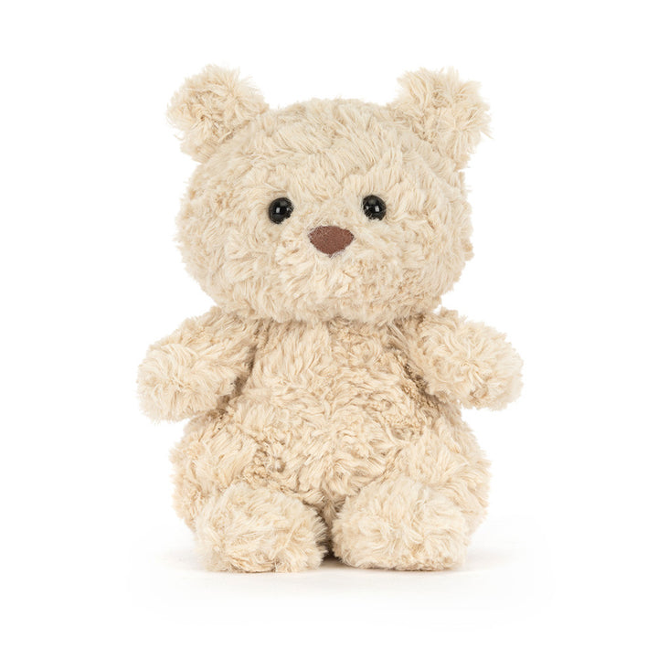 Jellycat Bartholomew Bear Junior front sitting pose plush bear cuddly stuffed animal kids toy baby gift