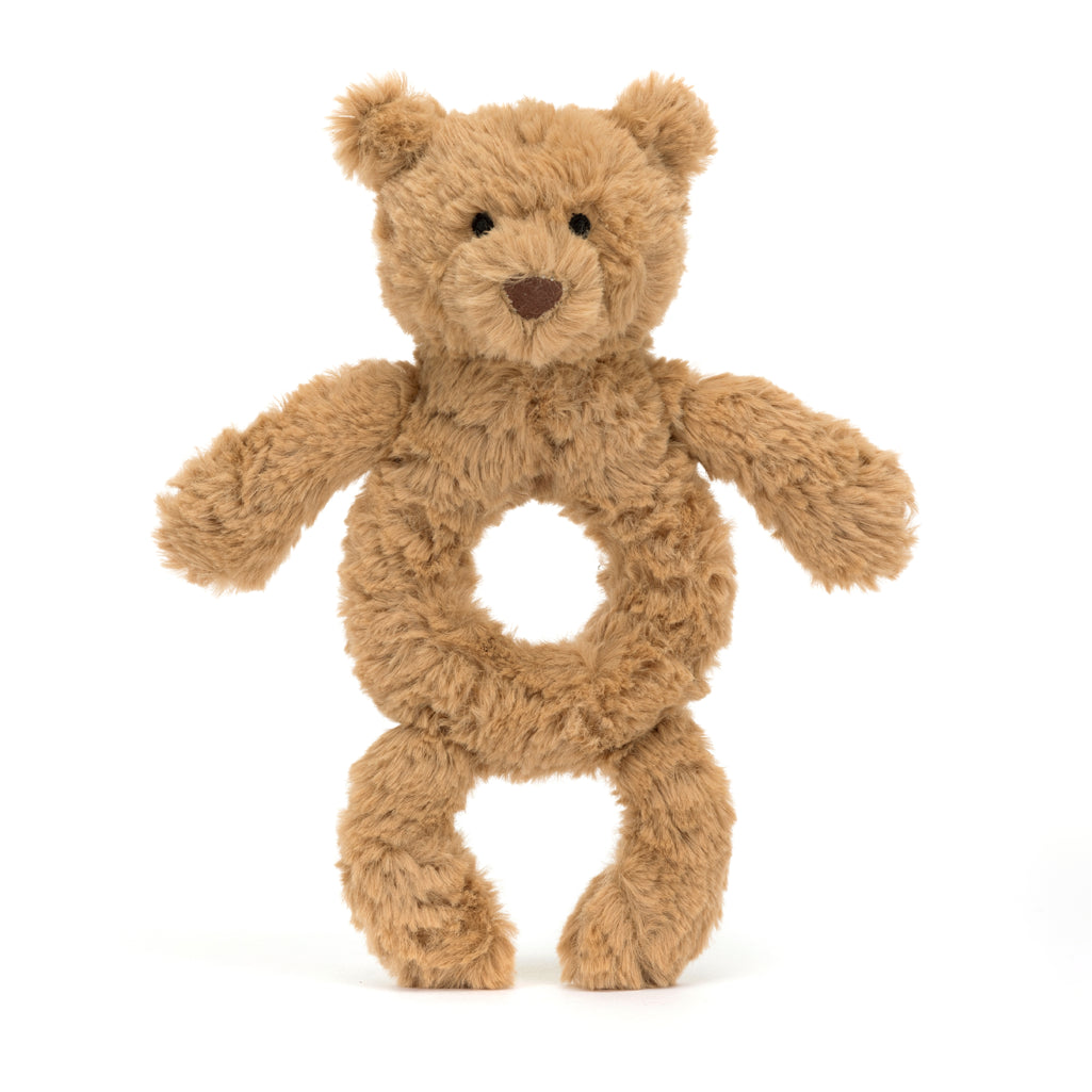 jellycat Bartholomew bear ring rattle