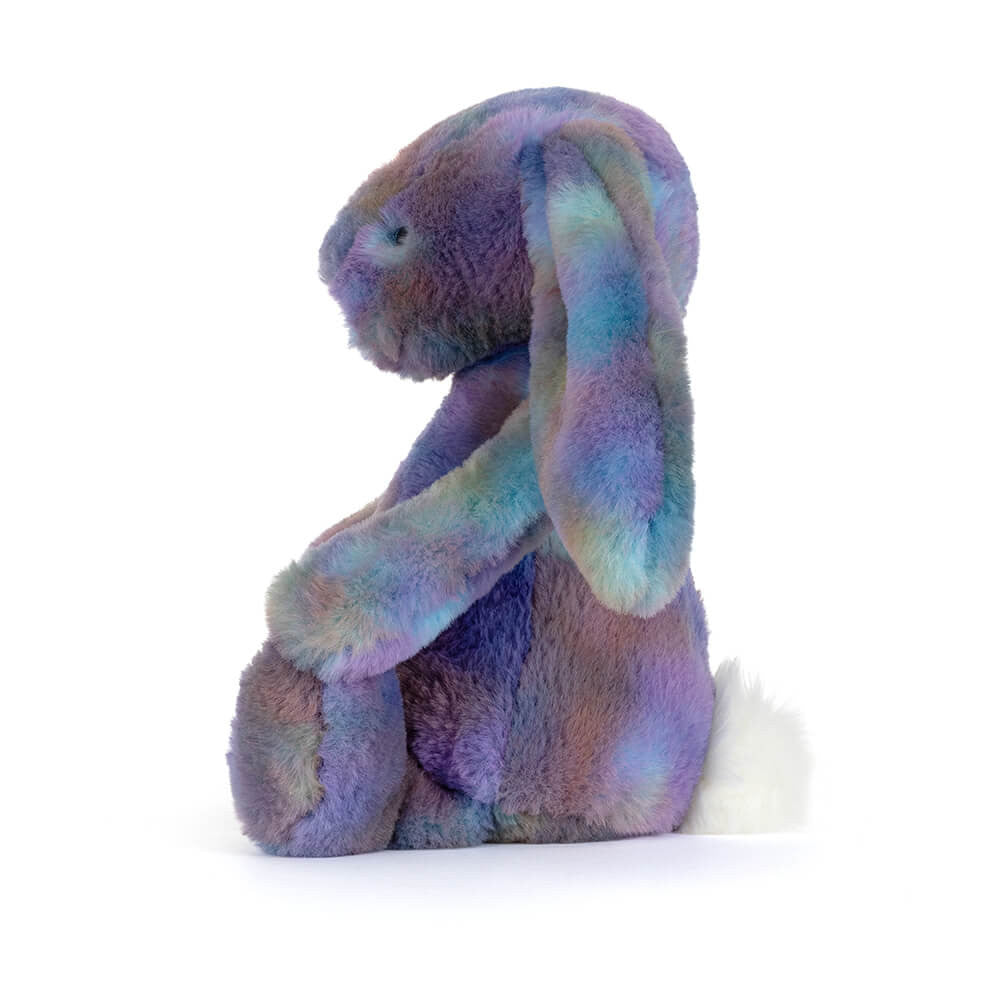 Jellycat Zodihop Luxe Bunny side profile plush rabbit long floppy ears soft stuffed bunny toy for toddlers nursery decor gift