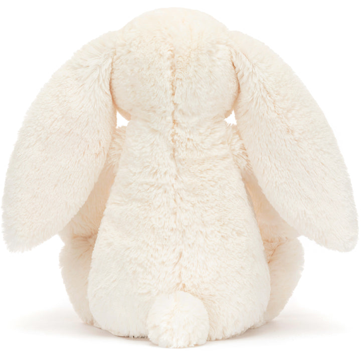 blossom cream white jellycat bunny stuffed animal with red floral ears 