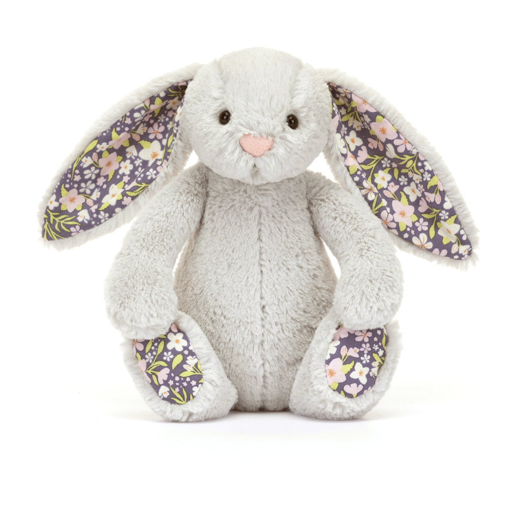 little blossom silver petal bunny jellycat 