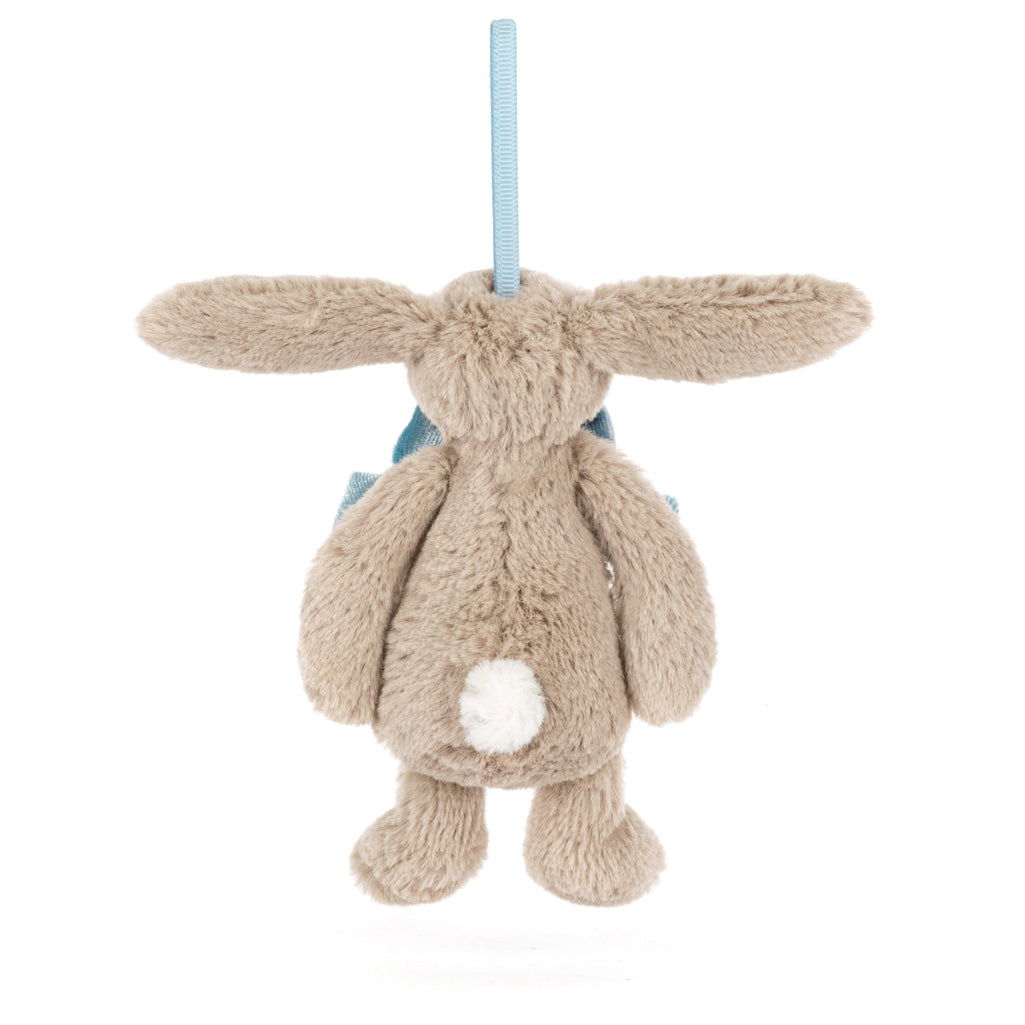 jellycat 2025 holiday beige bunny rabbit ornament 