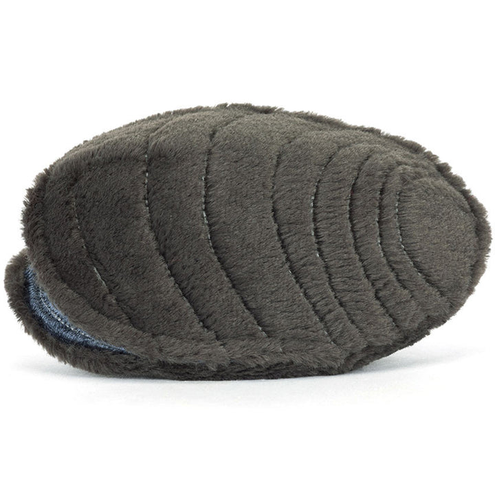 Top of the shell of the jellycat michelle mussel plush toy stuffed animal