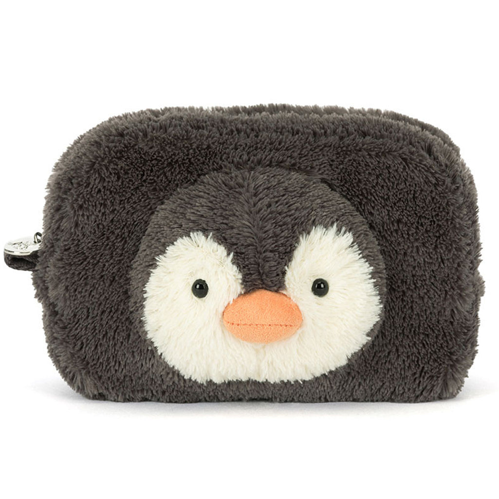 Jellycat Peanut Penguin Pouch adds playful charm to any stuffed animals lineup.