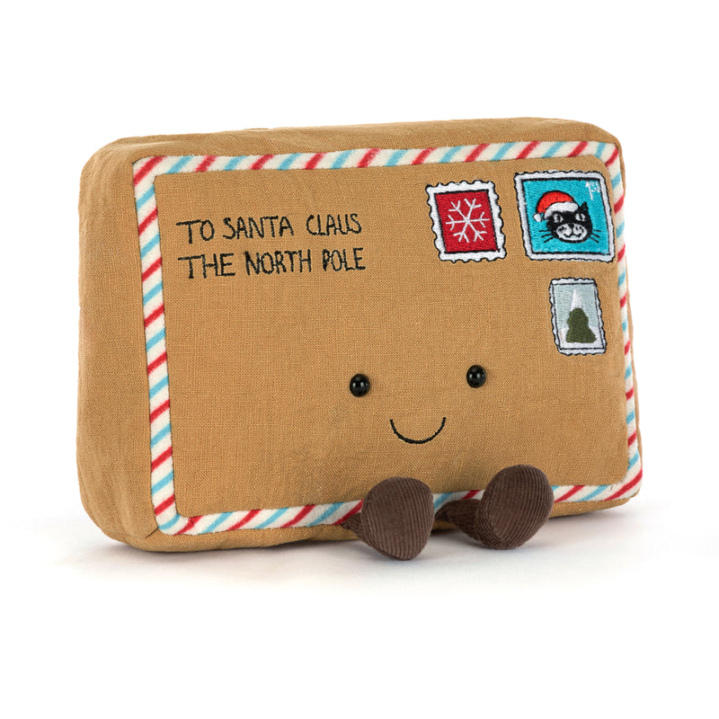 santa clause envelope amuseables jellycat 