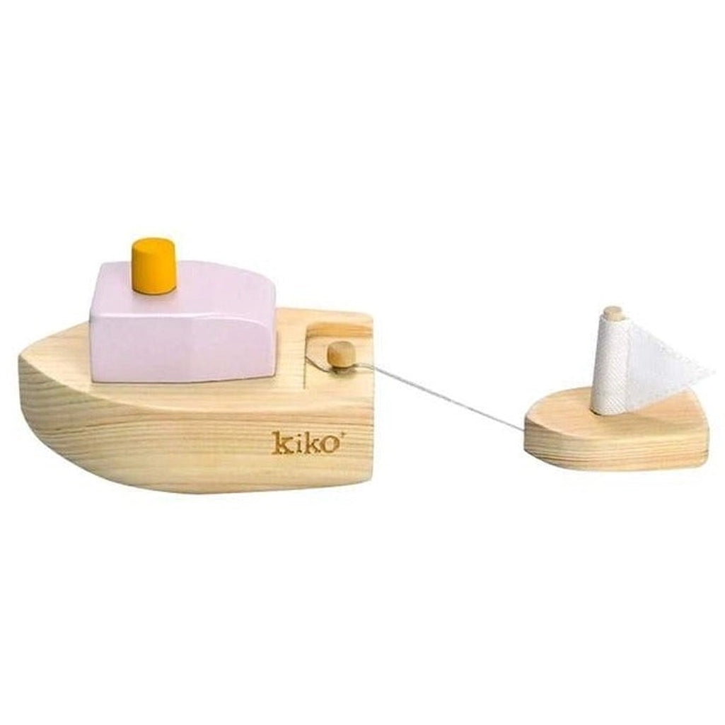 A set of wooden toys by Candylab, including food trucks and other vehicles, perfect for kids' pretend play adventures.