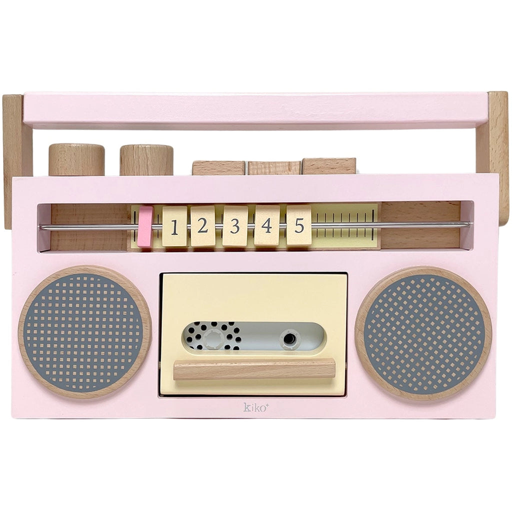 kiko tape recorder pink real recording toy